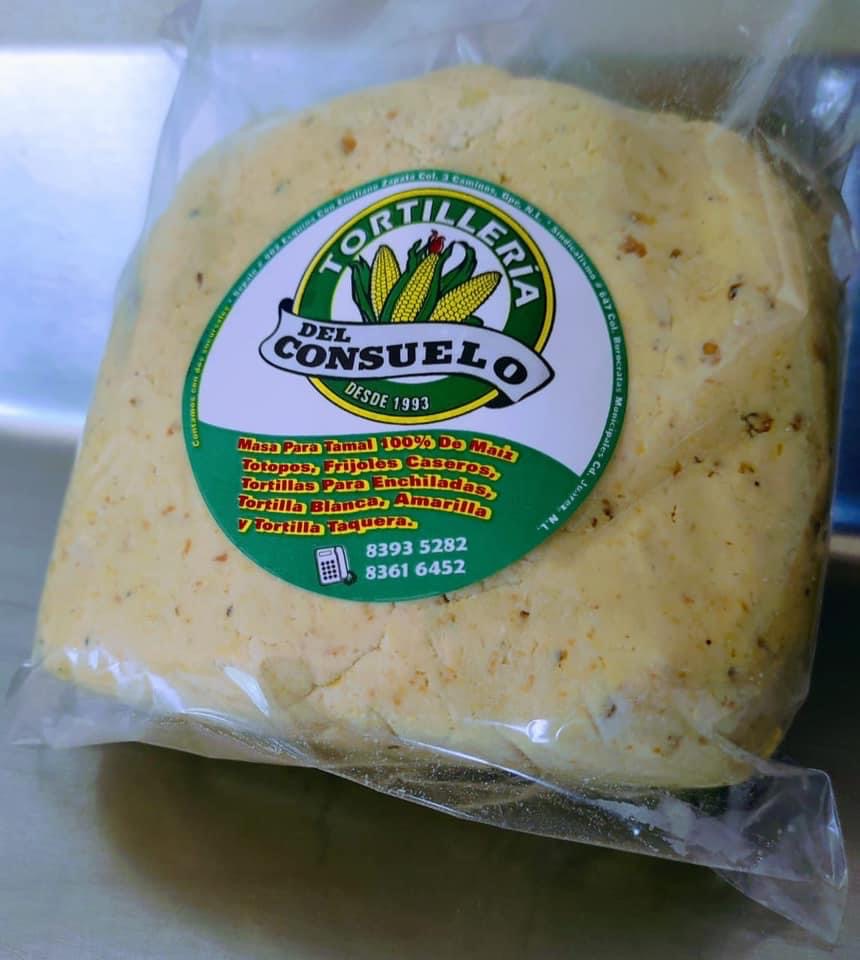 Masa de nixtamal para tamales – Tortillería del Consuelo Guadalupe y Juárez